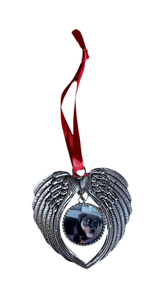 Personalised Angel Wing Ornament