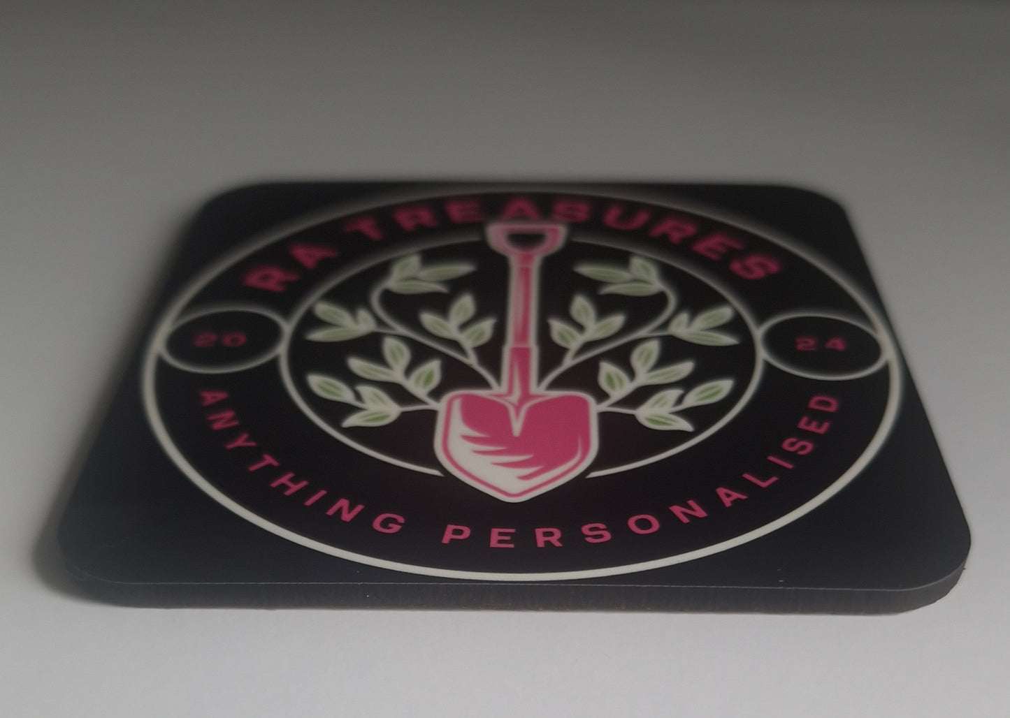 Personalised Square Cork Coaster
